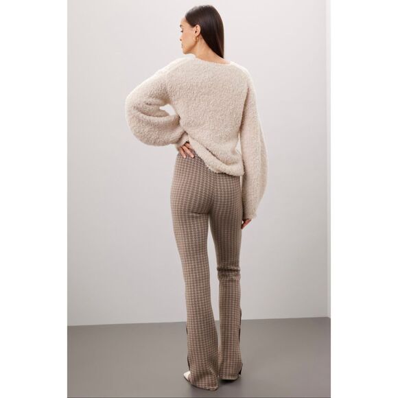 NAADAM Houndstooth Sweater Pants - Picture 3 of 10